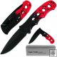 Sharp Black Blade Stainless Folder w/ Aluminum Handle