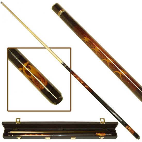 Fantasy Dragon Billiard Pool Cue with Case - Click Image to Close