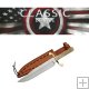 Classic Brass Handle Bowie Knife with sheath - 15 inches
