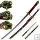 Gold Spiral Dragon Katana (Red) + EXTRAS 40 inch