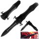 DIABLO II Stainless Steel Black Blade and Handle 8.25 inch