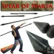 Spartan Warrior Spear - Suede Leather Grip - 7 Feet Long