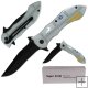 Deluxe WWII Aircraft Styled Stainless Steel Locking Folder