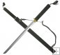 37 inch Full Black Ninja Sword