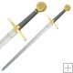 Gold and Silver Medieval Sword