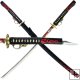 Flame Sword w/ Back Knife and Gun Handle