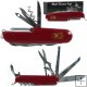 Red 13 Function Swiss Type Army Knife - 3.5 Inches Closed