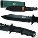 Covenant Covert Black Blade Survival Knife w/sheath