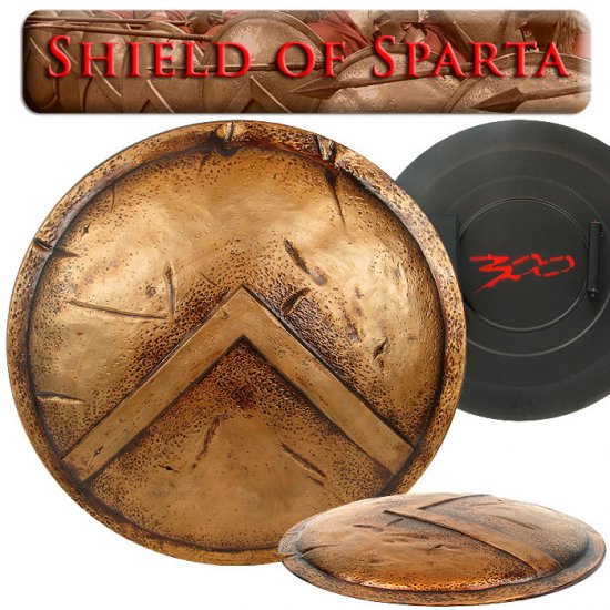 Shield of Sparta - Authentic Replica From the Movie 300 - Click Image to Close