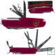Swiss Army Style 13 Function Knife - Red - 5.875 inches