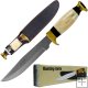 Hunting Knife w/ Leather Sheath - 11.375 inches