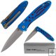 Deluxe Patriotic NRA Stainless Folder w/ Aluminum Handle