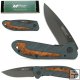 Handcrafted Wood Inlayed Stainless Steel Knife 8 Inch