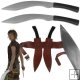 Resident Evil Double Kukri Sword Set with Sheath
