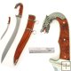 17 inch Wood Grain Dragon Sword