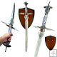 Celtic Dragon Longsword w/ Plaque - 42 inches Stainless