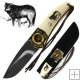 Incredible Stainless Wolf Hunting Knife 8 in w/ Nylon Sheath