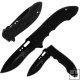 Black Blade Stainless Folder w/ Spring Assist 7.875 inch