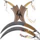 Indian Boomerang Stainless Steel Knives - 2pc. 14.875 in.