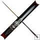 Medieval Red Sword Pool Cue with Case