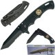 Spring Assist Stainless Tanto Blade Fire Fighter Knife
