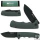 Handcrafted Textured Stainless Steel Knife w/ Clip 8.25 inch